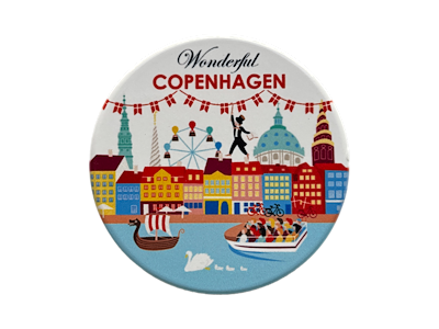 Magnet, Keramisk Rund Wonderful CPH