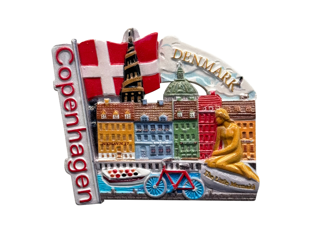 Magnet, Nyhavn DK Flag