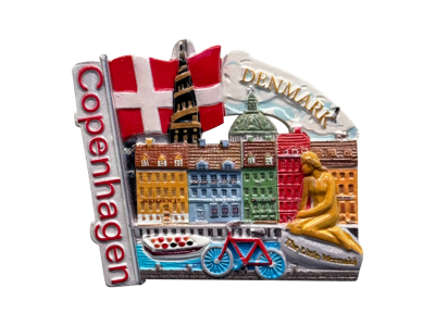 Magnet, Nyhavn DK Flag