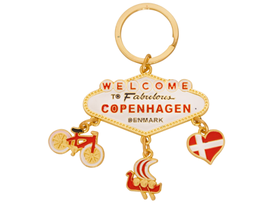 Nøglering Fabulous Copenhagen Guld