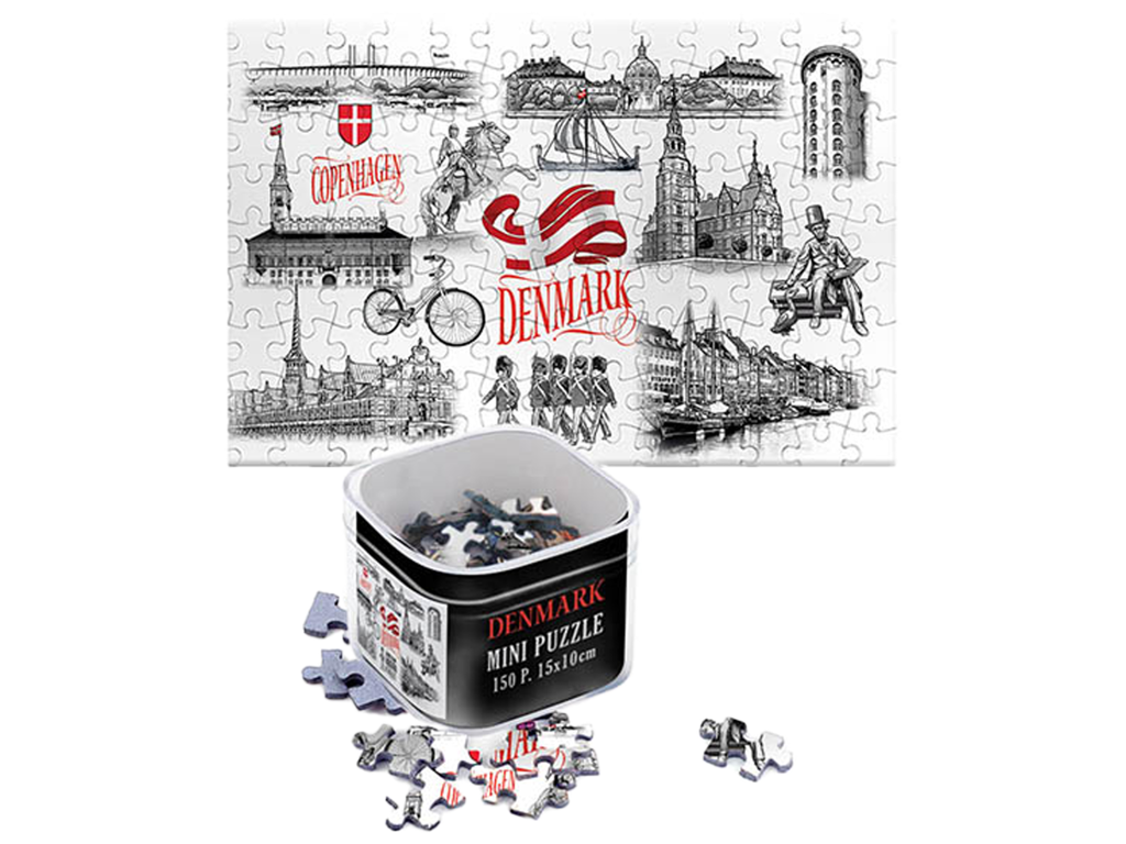 Puslespil, Minibox Black & White