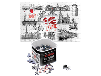 Puslespil, Minibox Black & White