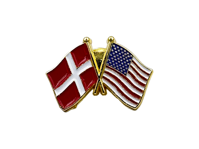 Pin, To Flag, DK-USA