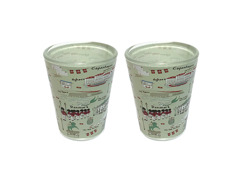 Shotglas, Tegninger 2 Styk
