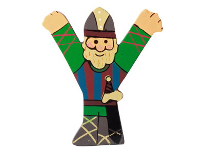 Træbogstav Viking Y