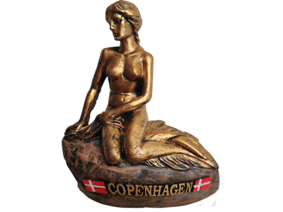 Magnet Den Lille Havfrue Bronze