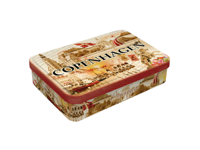 Tinæske, m/Pralines Retro CPH