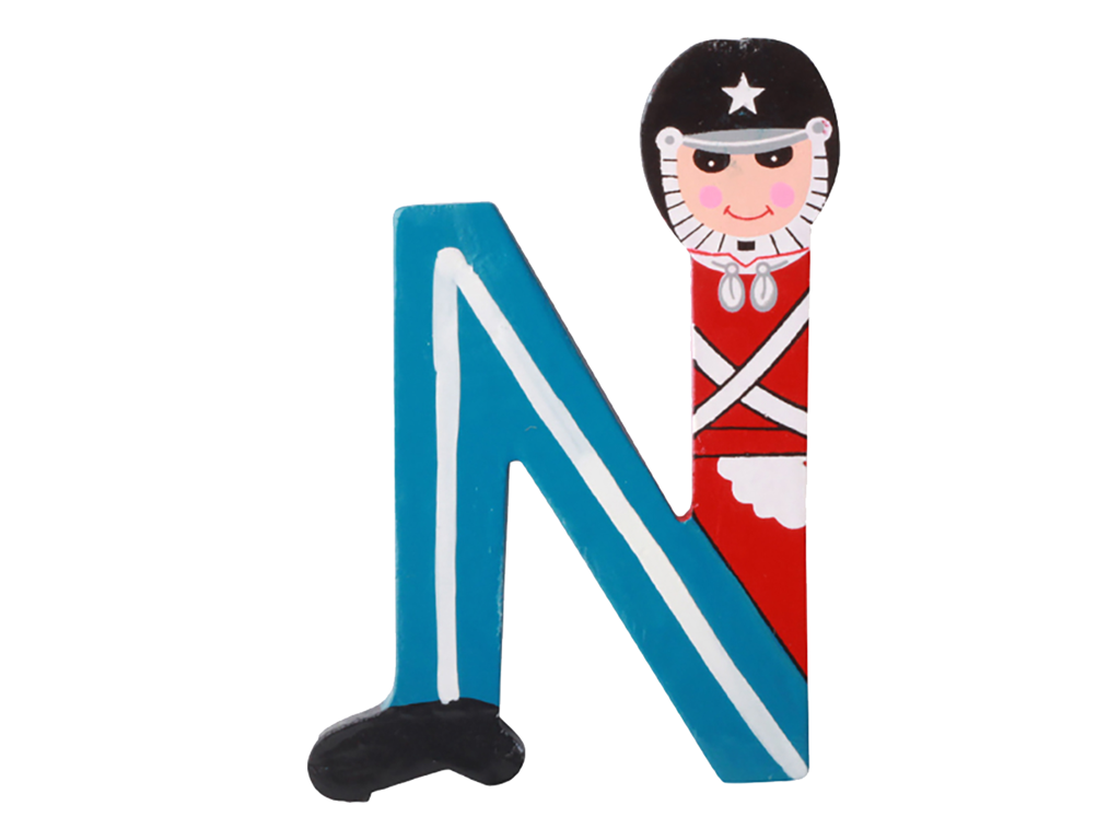 Træbogstav N