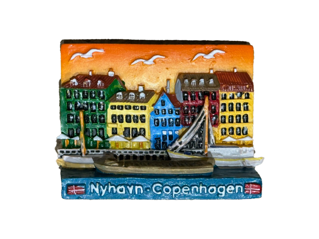Magnet, Nyhavn Orange Himmel