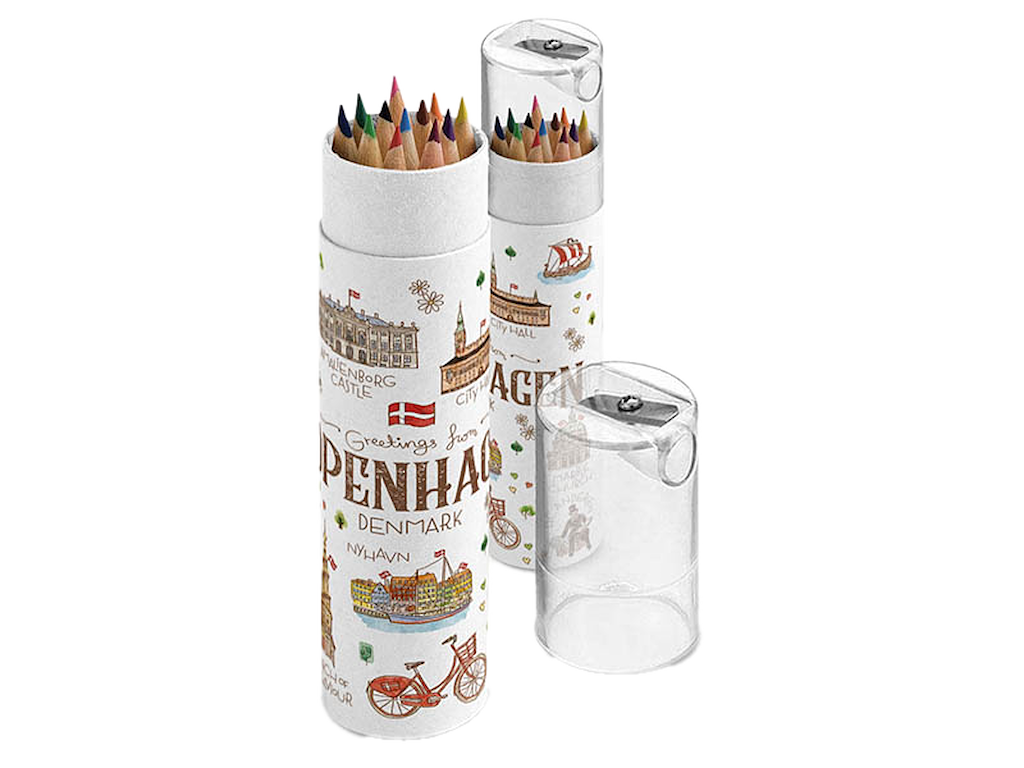 Farveblyanter, m/Blyantsspidser Akvarel CPH