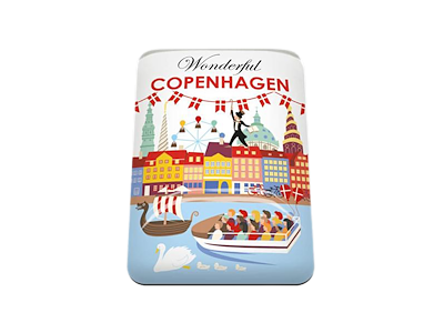 Glasmagnet, Rektangulær Wonderful CPH