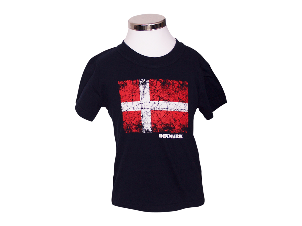 T-shirt, Faded Flag Barn Navy