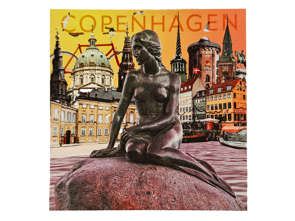 Klistermærke, Collage Den Lille Havfrue