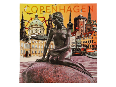 Klistermærke, Collage Den Lille Havfrue