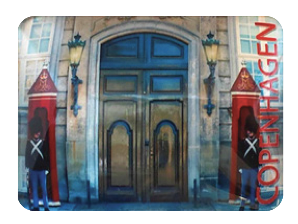 Glasmagnet, Amalienborg Gardere