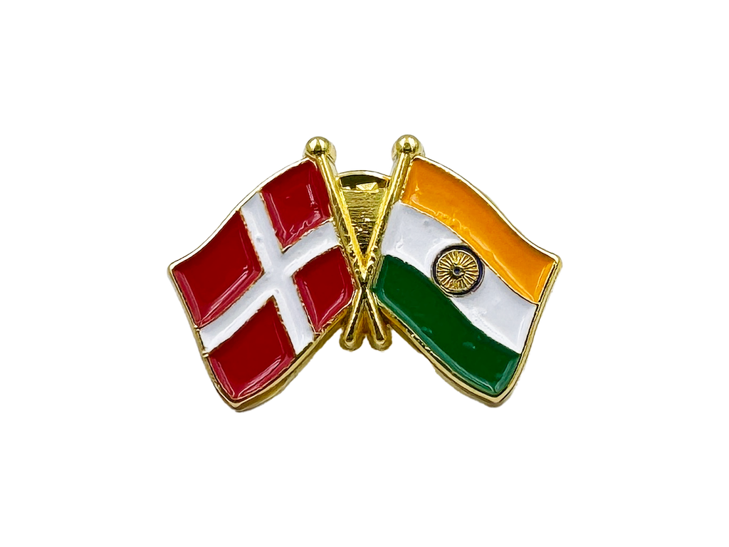 Pin, To Flag, DK-Indien
