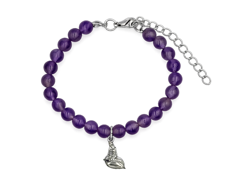 Armbånd, Amethyst Havfrue Vedhæng