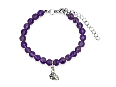 Armbånd, Amethyst Havfrue Vedhæng