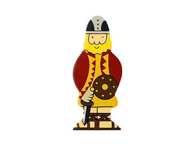 Magnet Viking Rød