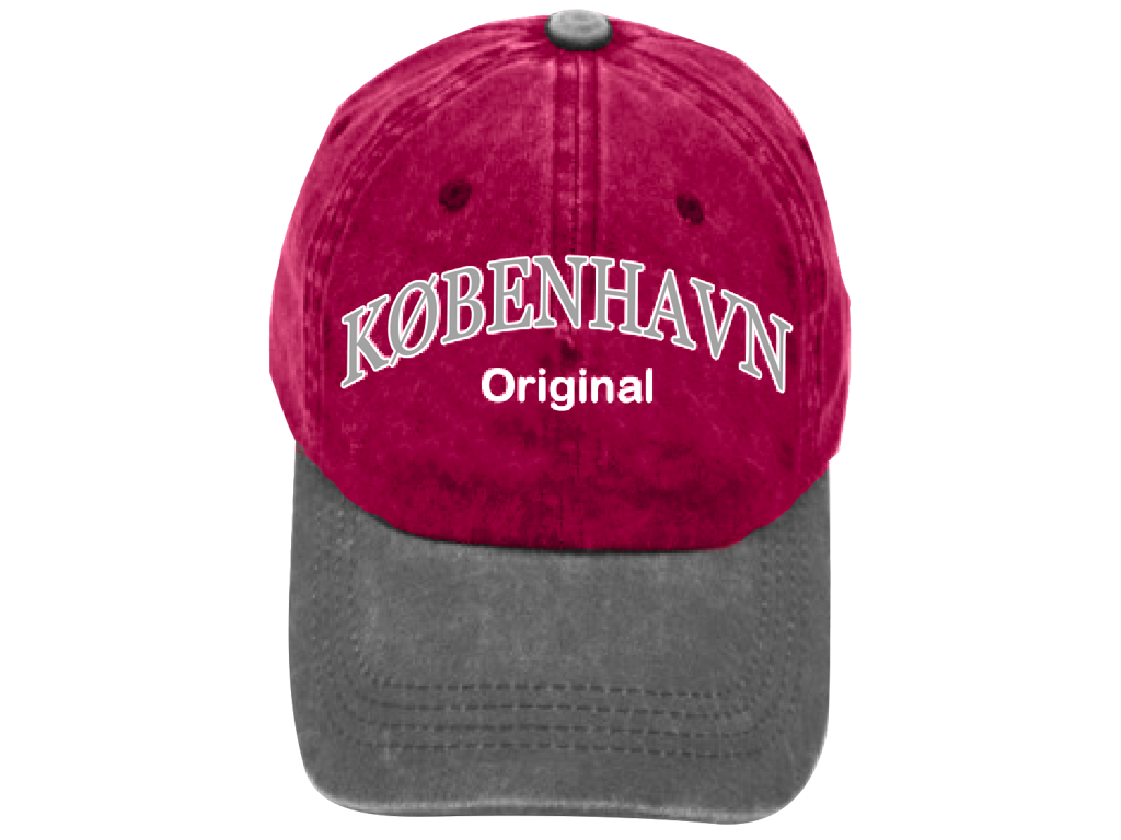 Kasket København Original Grå Pink