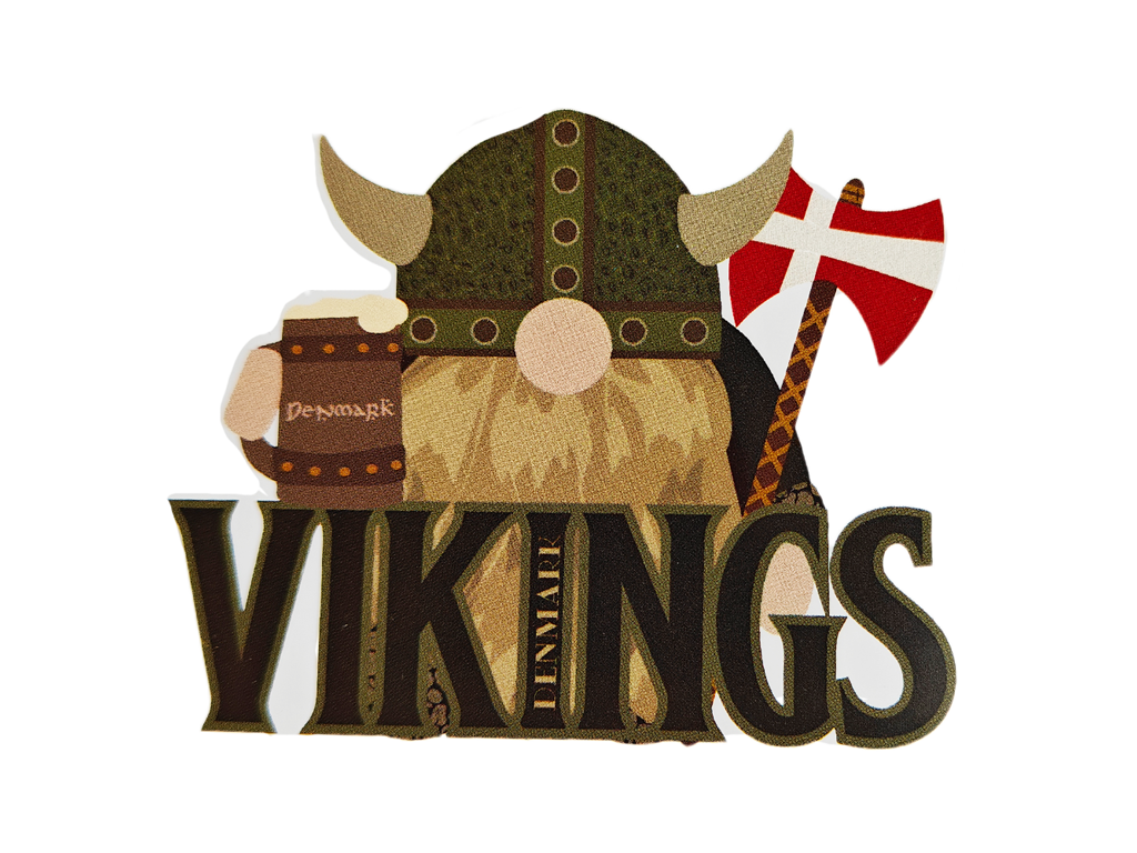 Klistermærke, Viking Med Ølkrus