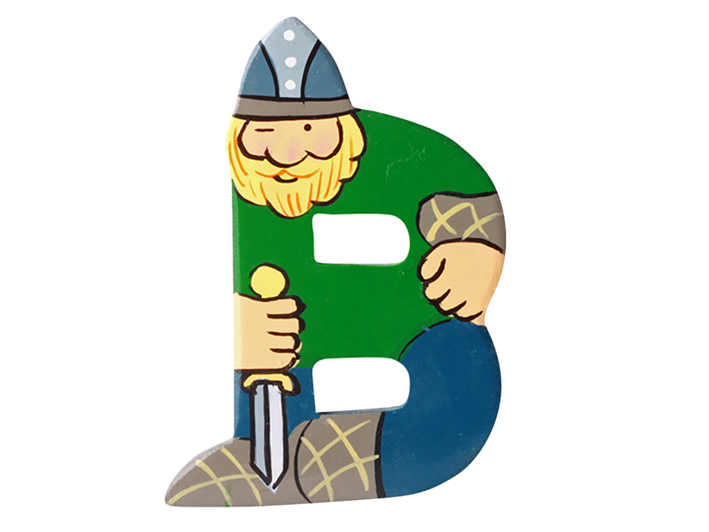Træbogstav Viking B