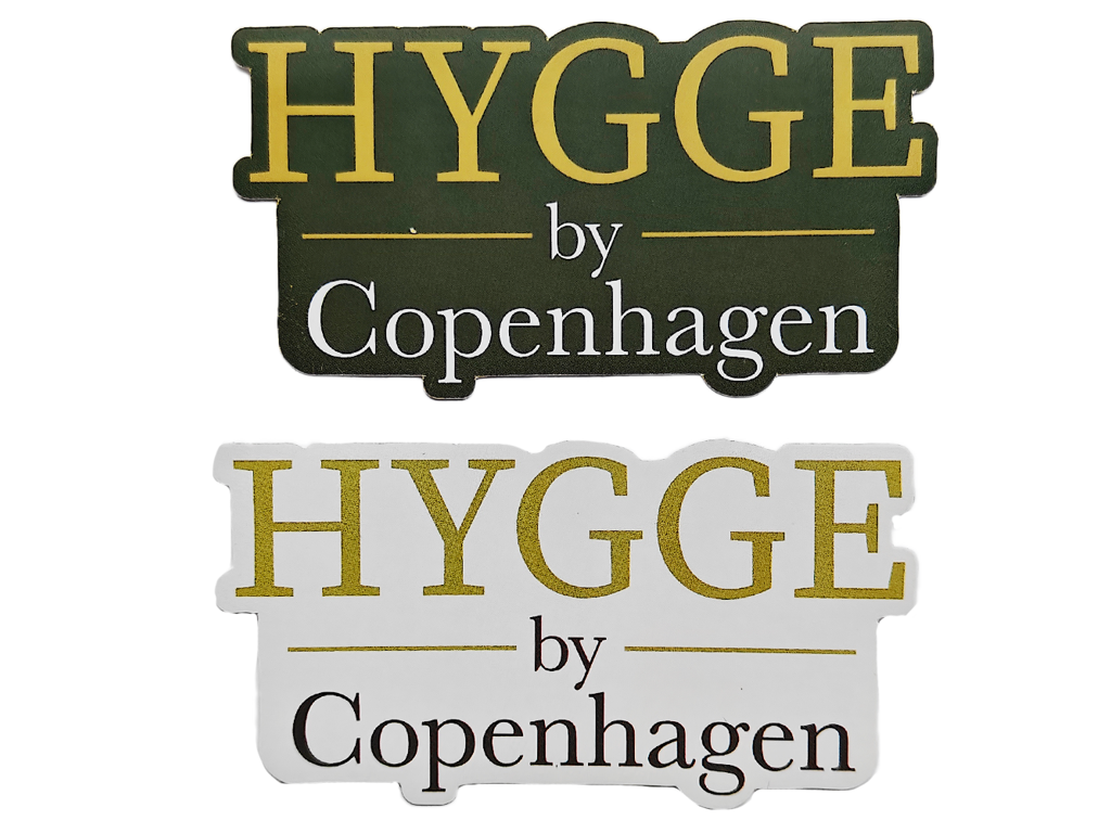 Klistermærker, Hygge By CPH Grøn Og Grå Sæt 2 Styk