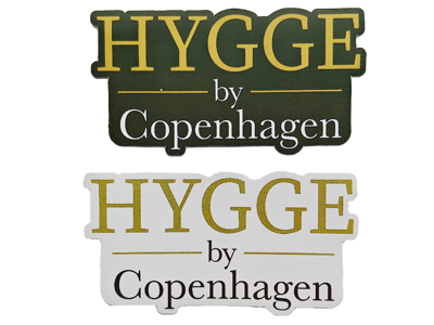 Klistermærker, Hygge By CPH Grøn Og Grå Sæt 2 Styk
