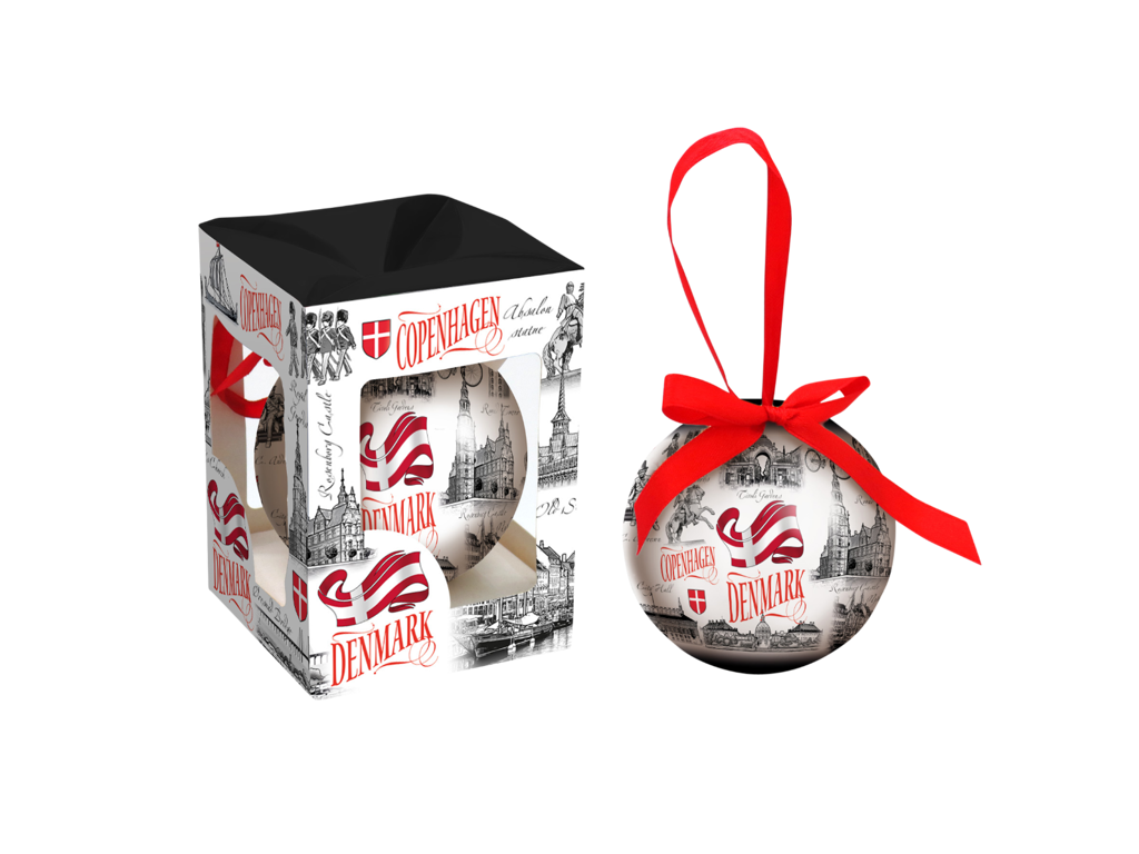 Julekugle Black & White