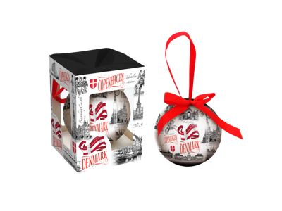 Julekugle Black & White