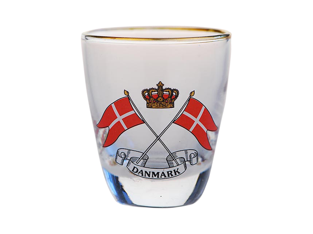 Shotglas, Flag Og Krone