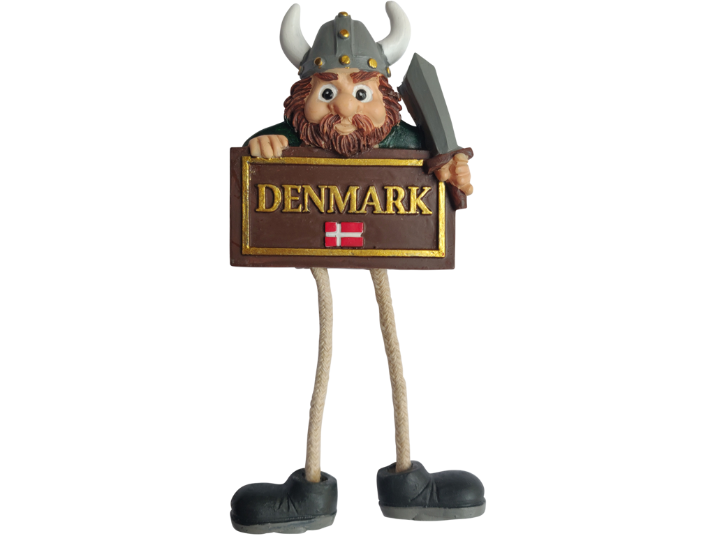 Magnet Viking Med Dinglende Ben