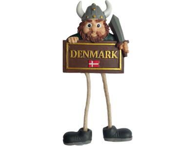 Magnet Viking Med Dinglende Ben