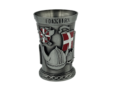 Shotglas, Denmark Viking Hest Sølv