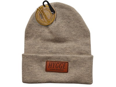 Beanie - Beige meleret - Hygge