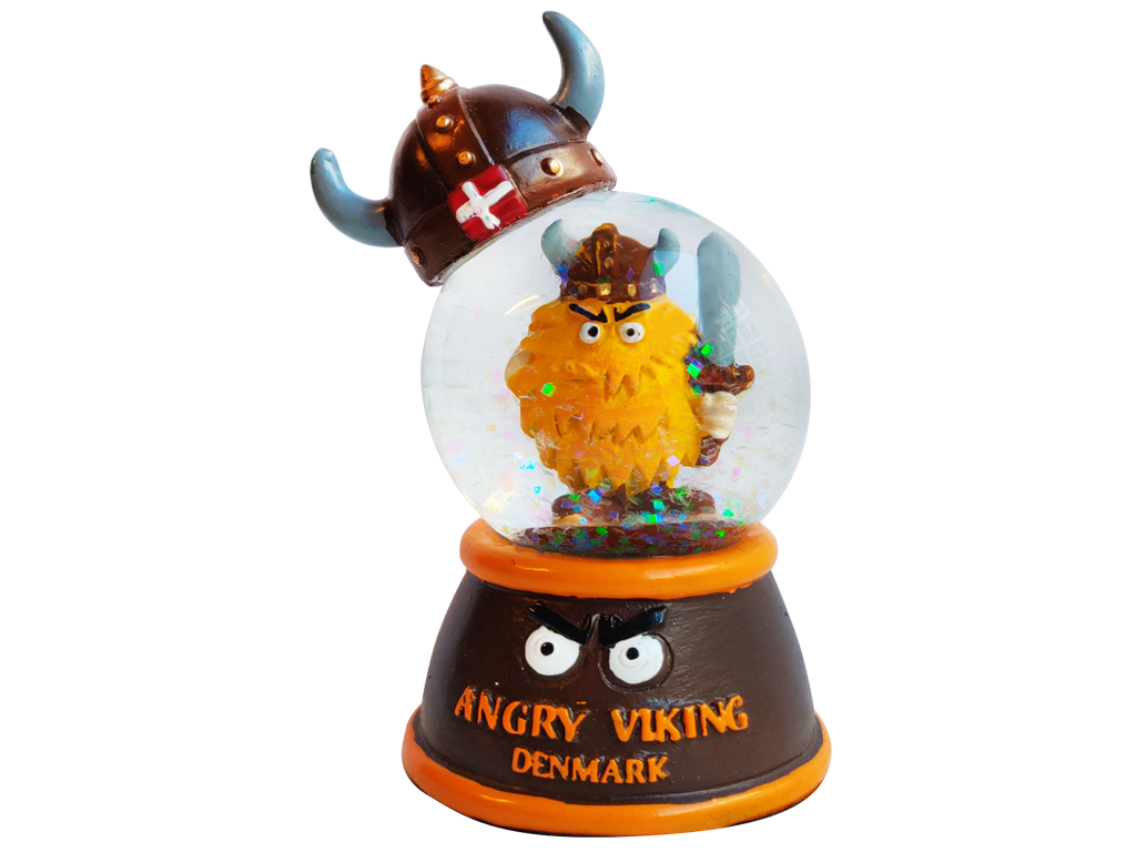 Snekugle Med Hjelm Angry Viking 45 mm