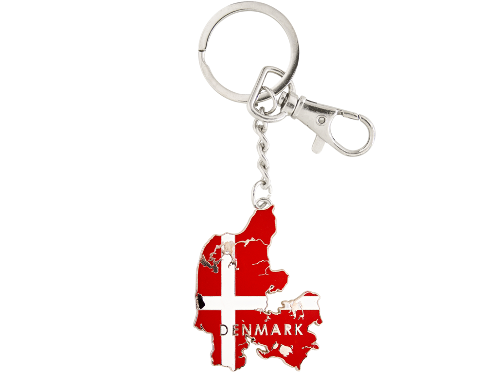 Nøglering Danmarkskort