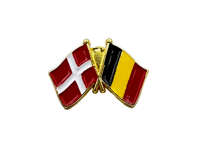 Pin, To Flag, DK-Belgien