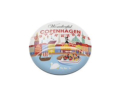 Glasmagnet, Rund Wonderful CPH