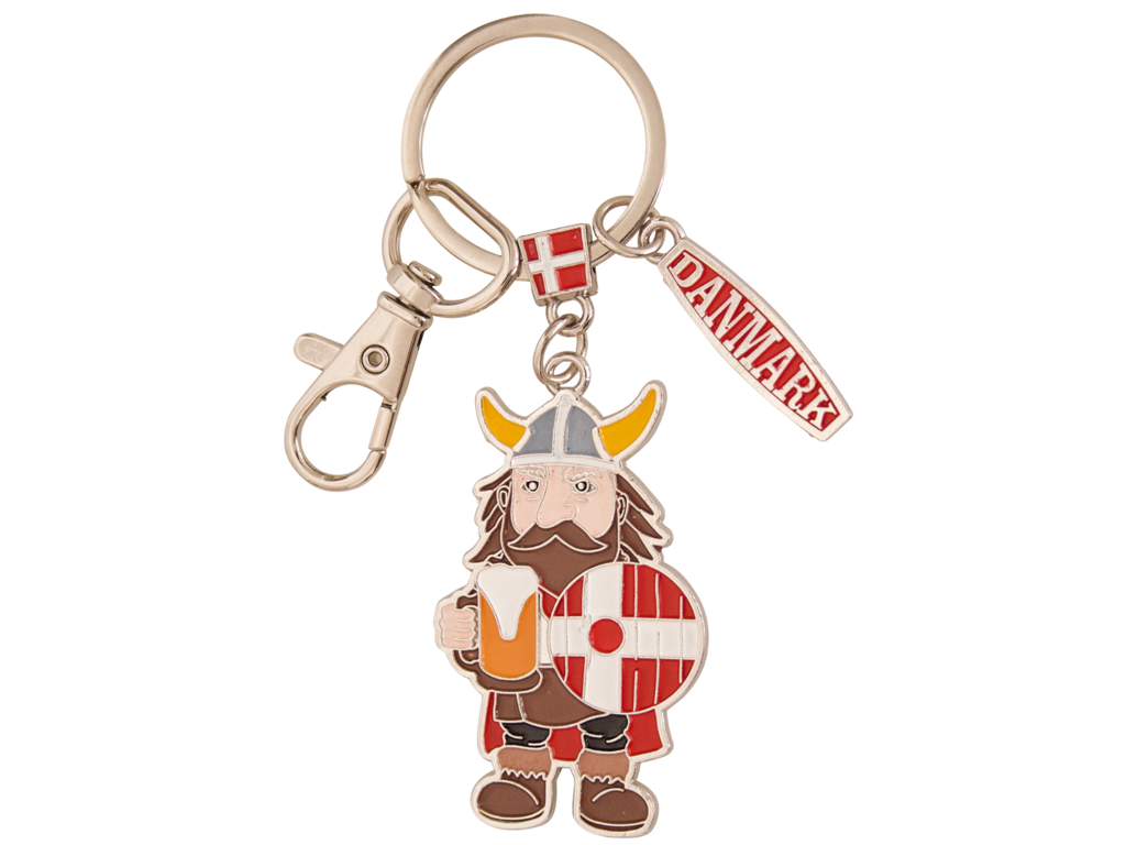 Nøglering Viking Med Skjold