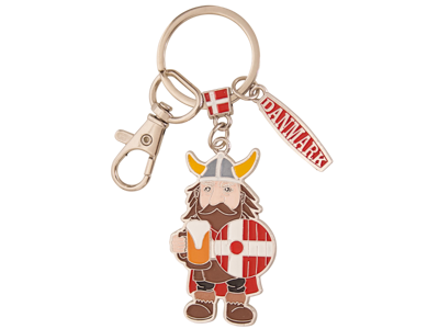 Nøglering Viking Med Skjold