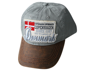 Kasket Patch Grå