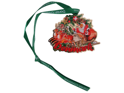 Juleophæng, Slæde Og Krans