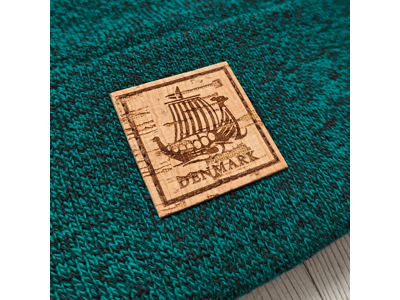 Beanie - Grøn Nistret - Vikingeskib