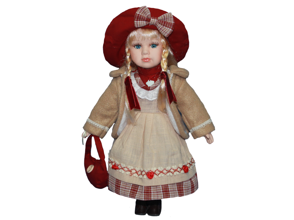 Nationaldukke Copenhagen Porcelæn 34 cm.