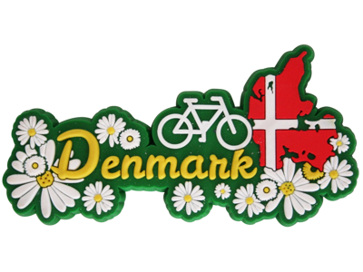 Magnet, DK Blomster grøn