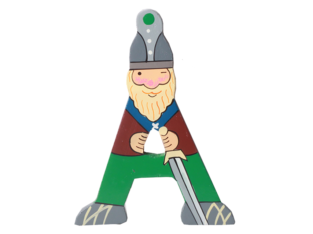 Træbogstav Viking Å