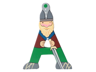 Træbogstav Viking Å
