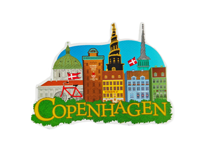 Klistermærke, Københavns Tårne