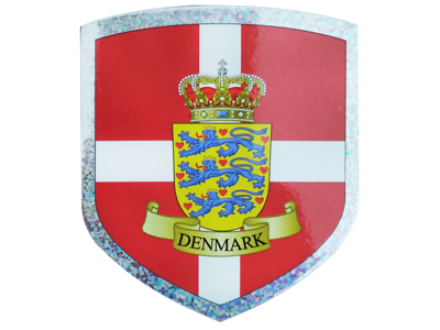 Klistermærke, Våbenskjold Flag
